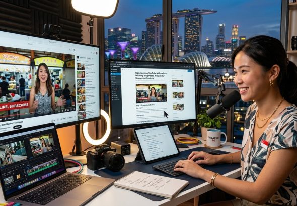 How to Repurpose YouTube Videos into Blog Posts for Singapore Creators