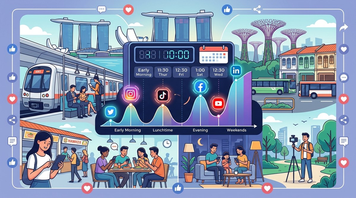 The Best Times to Post on Social Media for Singapore Audiences in 2026